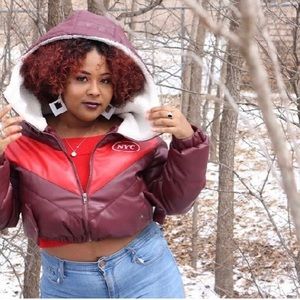 70’s style puff jacket